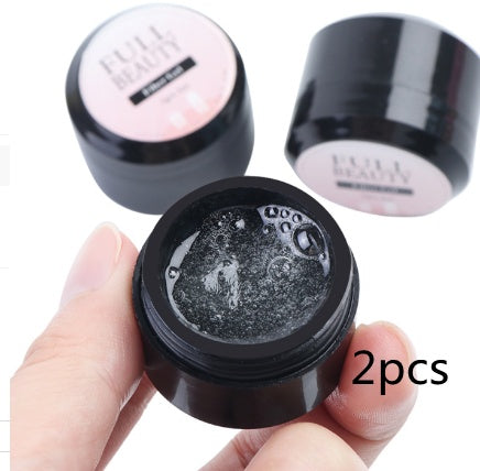 Creacked Repair Glue Nail Fiber Silk Extension Gel Fiberglass Poly UV Builder Gel Polish Manicure Art Prolonged Tool